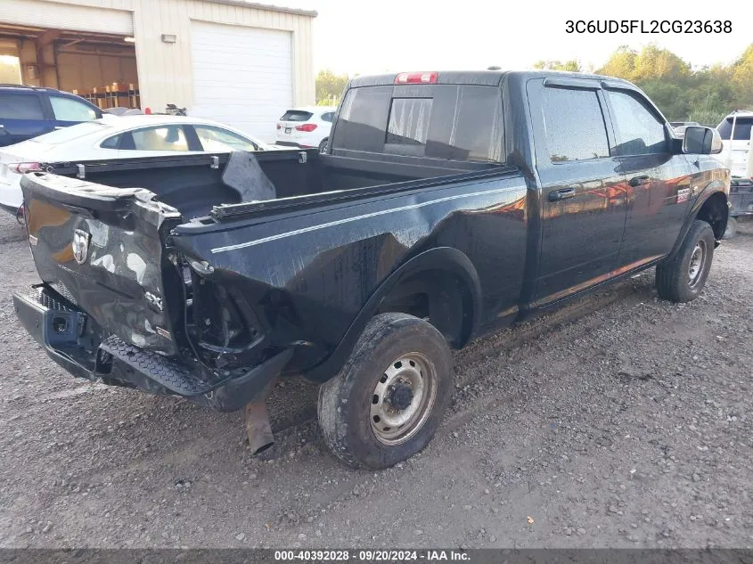 2012 Ram 2500 Laramie VIN: 3C6UD5FL2CG23638 Lot: 40392028