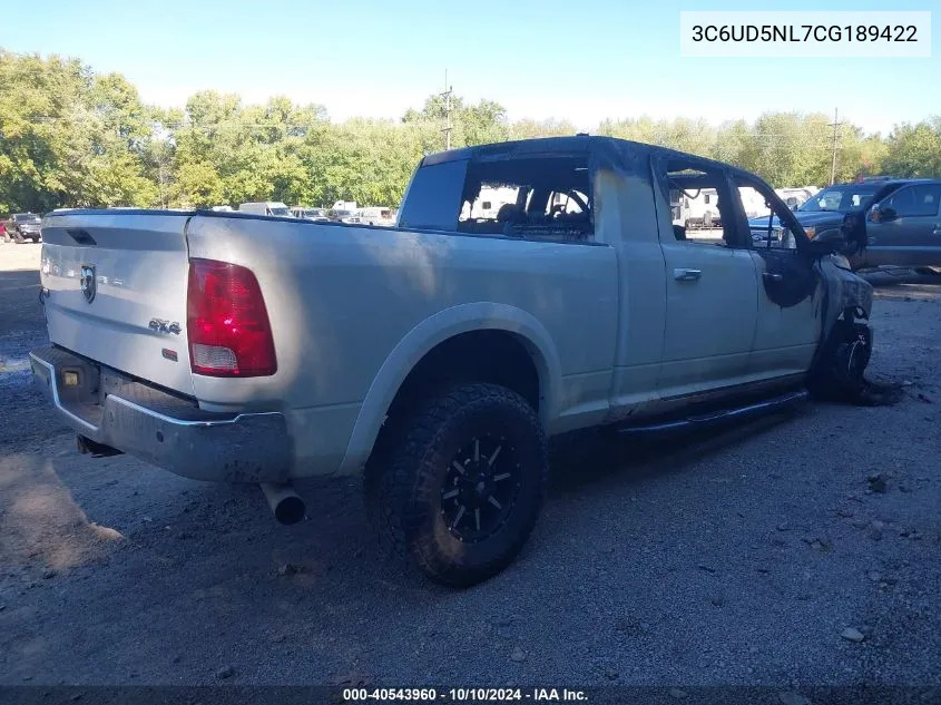 3C6UD5NL7CG189422 2012 Ram 2500 Laramie