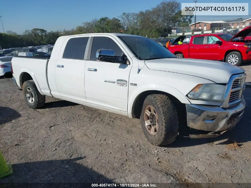 2012 Ram 2500 Longhorn VIN: 3C6TD4PT4CG161175 Lot: 40574174