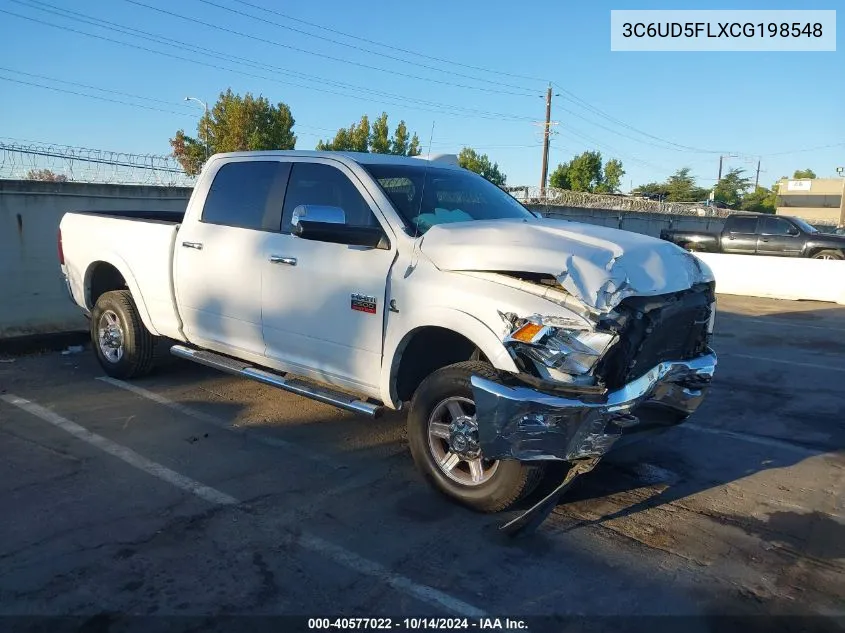 2012 Ram 2500 Laramie VIN: 3C6UD5FLXCG198548 Lot: 40577022