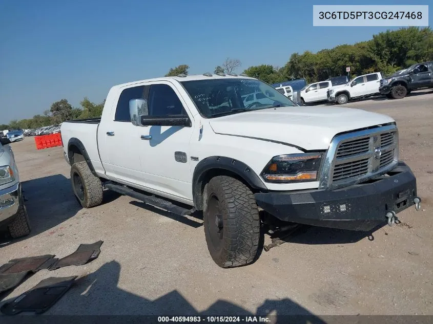 2012 Ram 2500 Laramie Longhorn/Limited Edition VIN: 3C6TD5PT3CG247468 Lot: 40594983