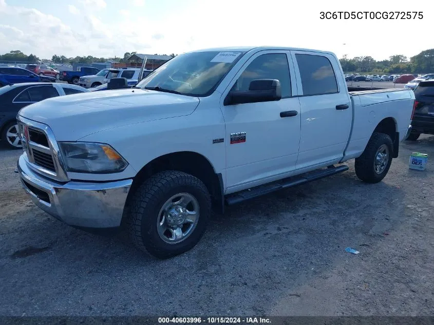 2012 Ram 2500 St VIN: 3C6TD5CT0CG272575 Lot: 40603996