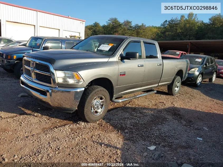 2012 Ram 2500 Slt VIN: 3C6TD5JTXCG298846 Lot: 40658487