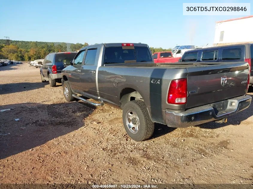 2012 Ram 2500 Slt VIN: 3C6TD5JTXCG298846 Lot: 40658487