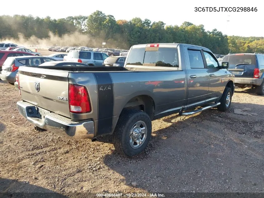 2012 Ram 2500 Slt VIN: 3C6TD5JTXCG298846 Lot: 40658487