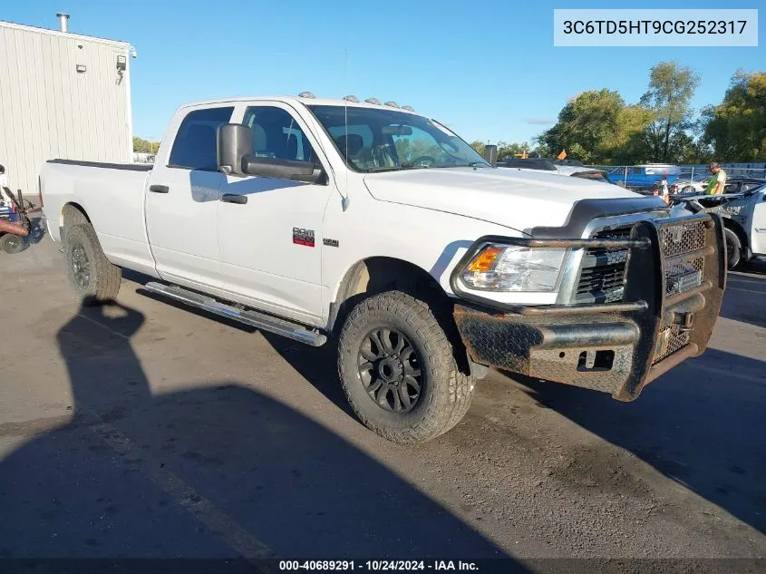 2012 Ram 2500 St VIN: 3C6TD5HT9CG252317 Lot: 40689291