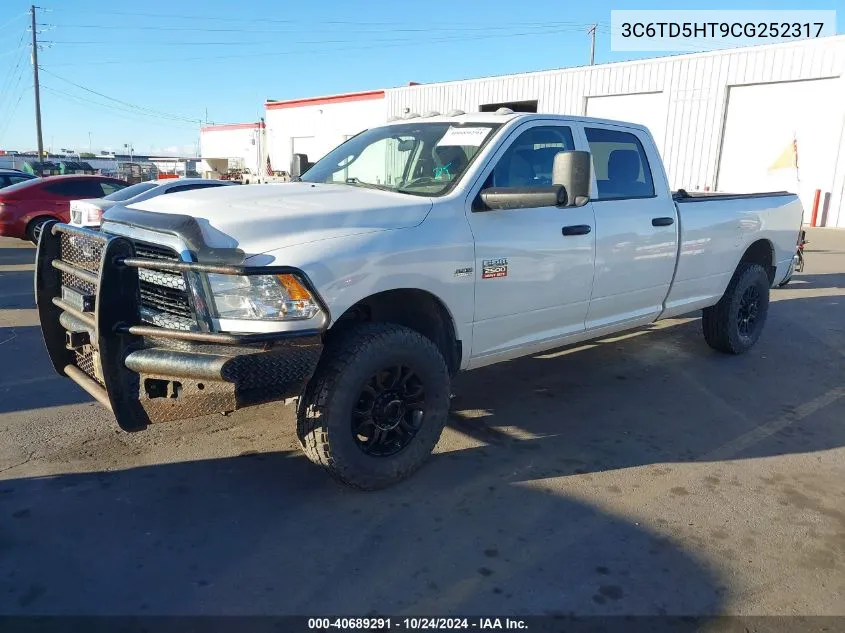 2012 Ram 2500 St VIN: 3C6TD5HT9CG252317 Lot: 40689291