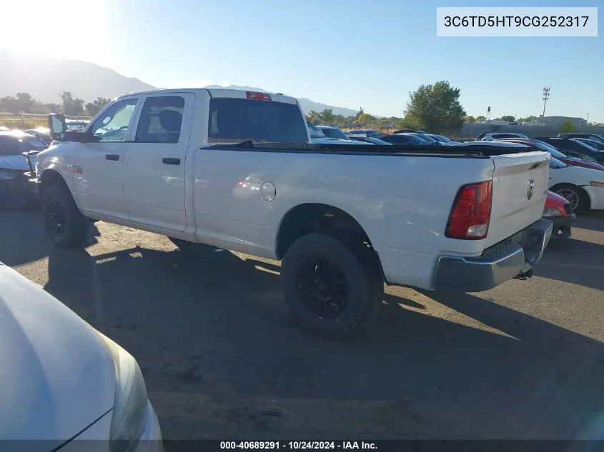 2012 Ram 2500 St VIN: 3C6TD5HT9CG252317 Lot: 40689291