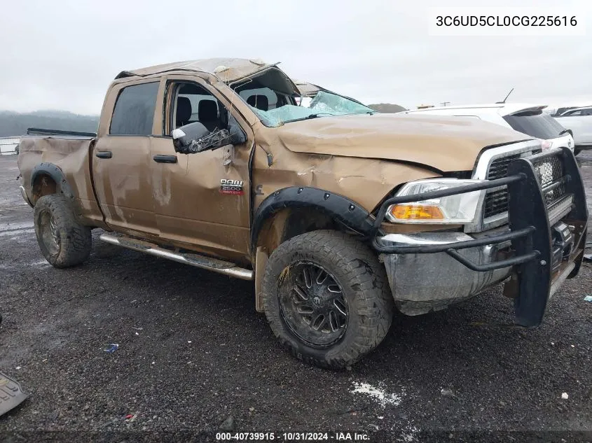 2012 Ram 2500 St VIN: 3C6UD5CL0CG225616 Lot: 40739915