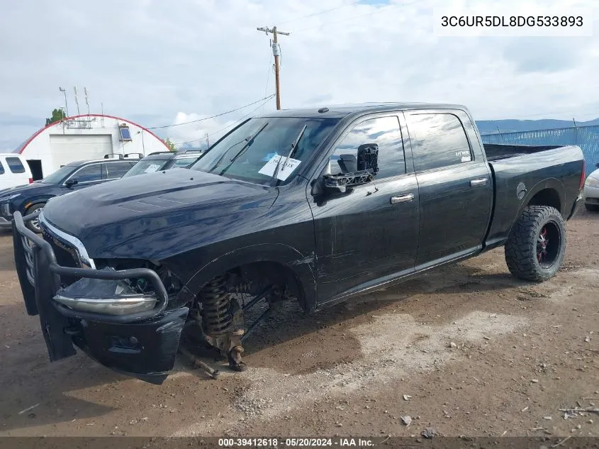 2013 Ram 2500 Slt VIN: 3C6UR5DL8DG533893 Lot: 39412618