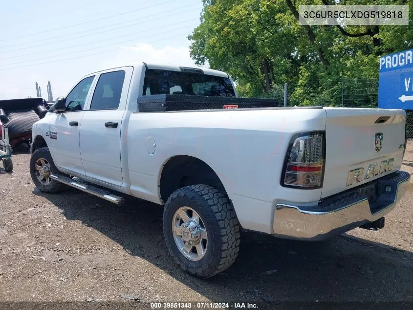 2013 Ram 2500 Tradesman VIN: 3C6UR5CLXDG519818 Lot: 39851348