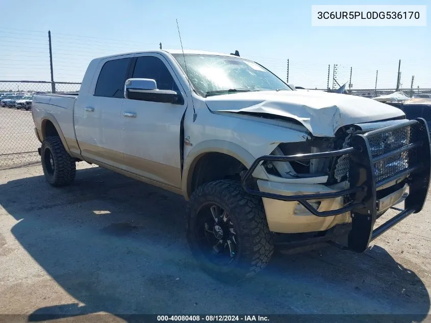 3C6UR5PL0DG536170 2013 Ram 2500 Laramie Longhorn