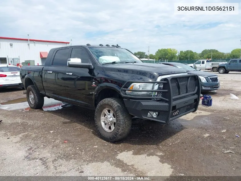 2013 Ram 2500 Laramie VIN: 3C6UR5NL1DG562151 Lot: 40123617