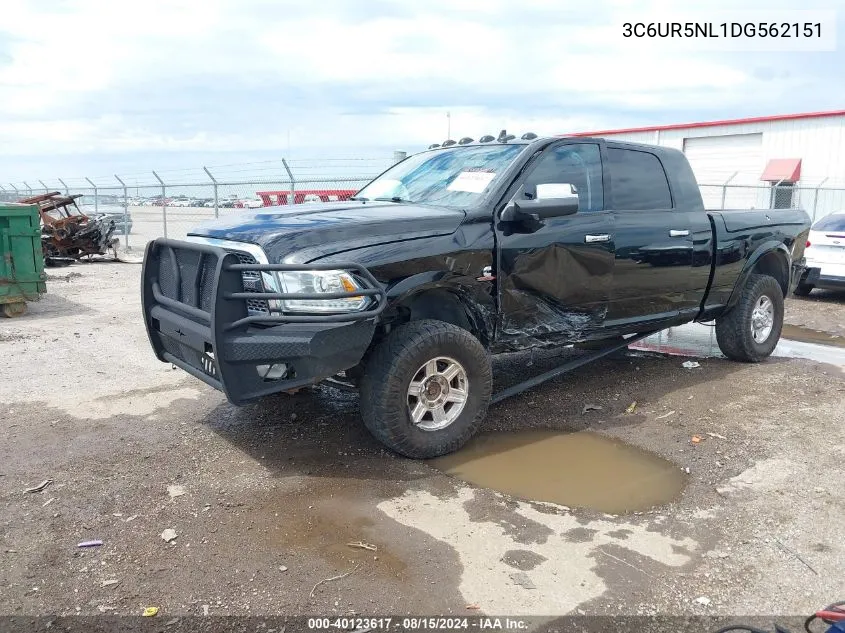 2013 Ram 2500 Laramie VIN: 3C6UR5NL1DG562151 Lot: 40123617