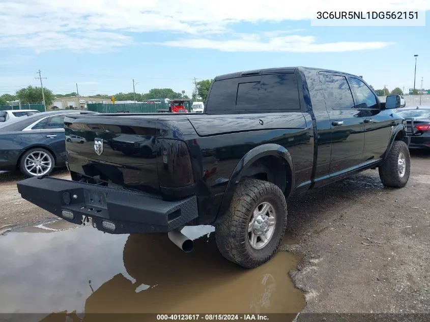 2013 Ram 2500 Laramie VIN: 3C6UR5NL1DG562151 Lot: 40123617