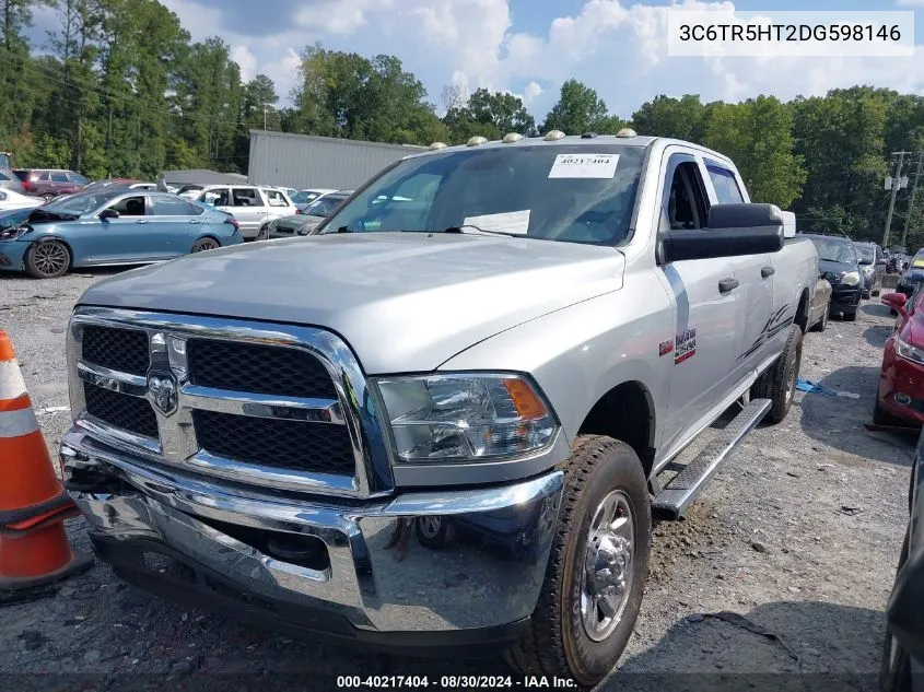 2013 Ram 2500 Tradesman VIN: 3C6TR5HT2DG598146 Lot: 40217404