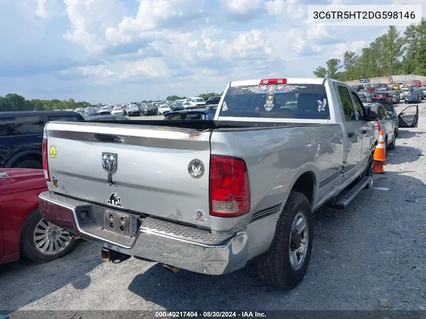 2013 Ram 2500 Tradesman VIN: 3C6TR5HT2DG598146 Lot: 40217404