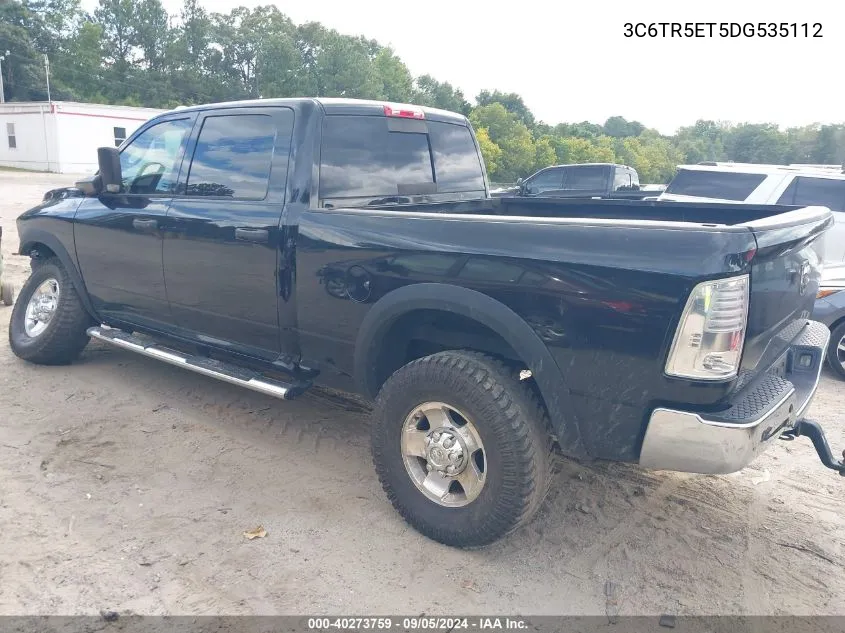 2013 Ram 2500 Power Wagon VIN: 3C6TR5ET5DG535112 Lot: 40273759