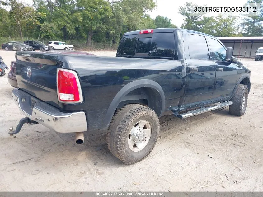 2013 Ram 2500 Power Wagon VIN: 3C6TR5ET5DG535112 Lot: 40273759