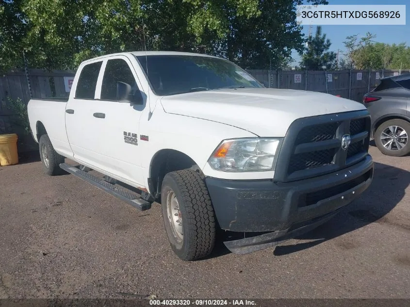 2013 Ram 2500 Tradesman VIN: 3C6TR5HTXDG568926 Lot: 40293320