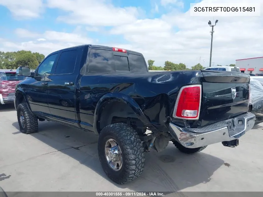 2013 Ram 2500 Laramie VIN: 3C6TR5FT0DG615481 Lot: 40301555