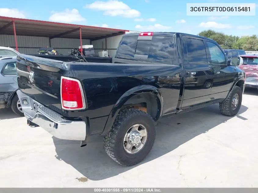 2013 Ram 2500 Laramie VIN: 3C6TR5FT0DG615481 Lot: 40301555