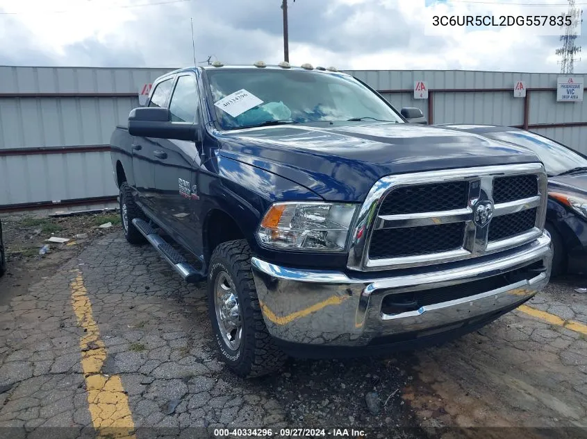 2013 Ram 2500 Tradesman VIN: 3C6UR5CL2DG557835 Lot: 40334296