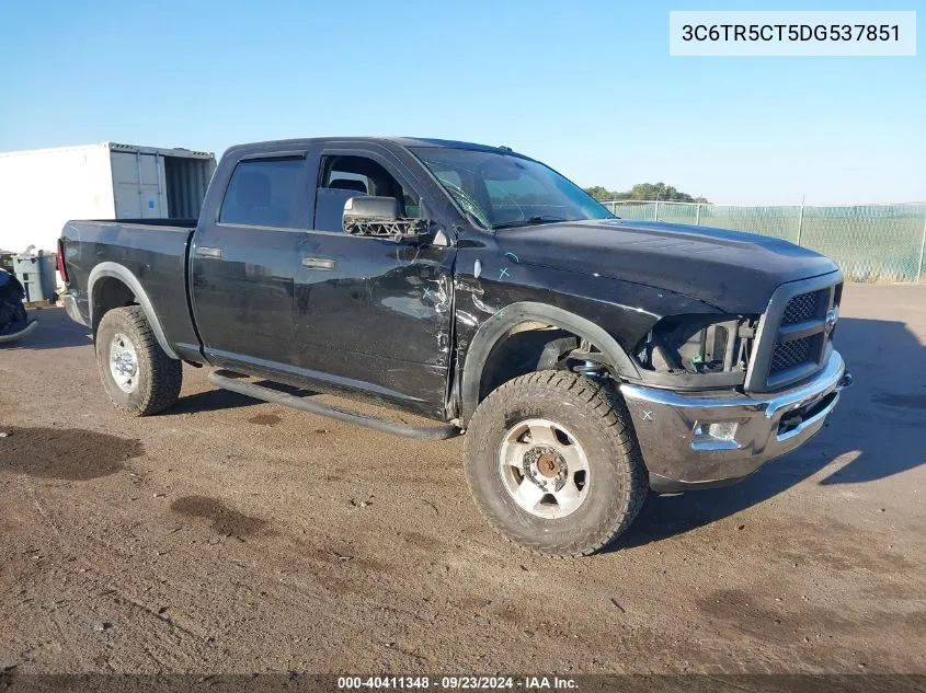 2013 Ram 2500 St VIN: 3C6TR5CT5DG537851 Lot: 40411348