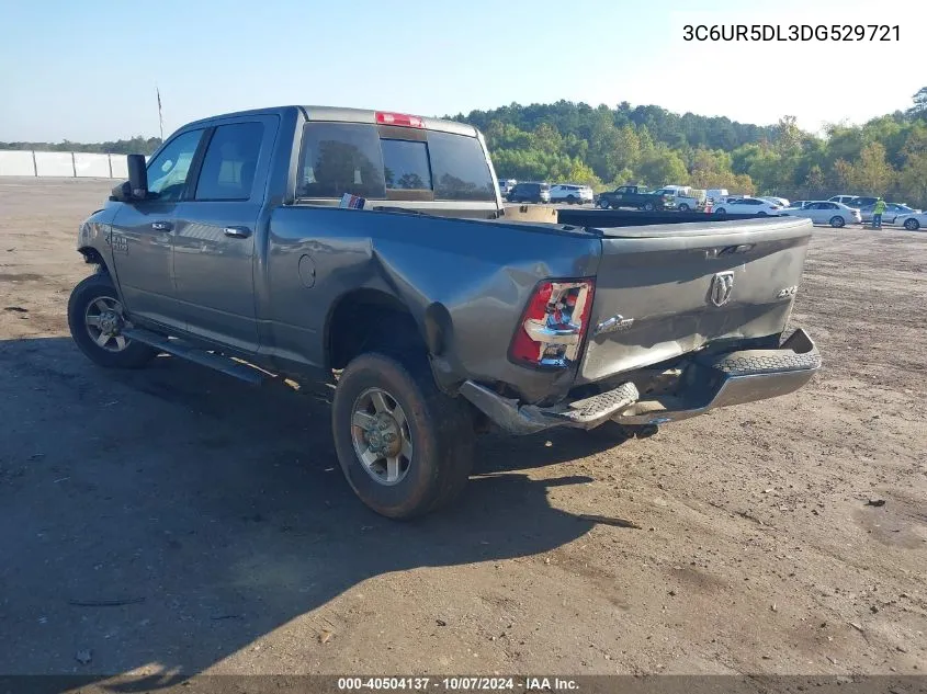 2013 Ram 2500 Slt VIN: 3C6UR5DL3DG529721 Lot: 40504137