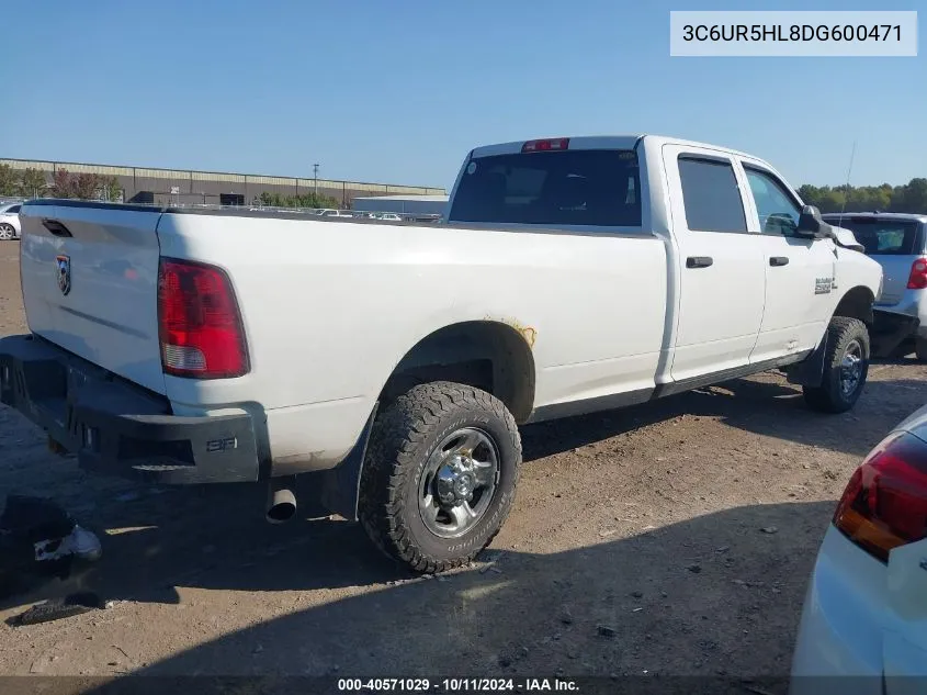 2013 Ram 2500 St VIN: 3C6UR5HL8DG600471 Lot: 40571029