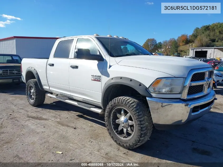 2013 Ram 2500 Tradesman VIN: 3C6UR5CL1DG572181 Lot: 40589369