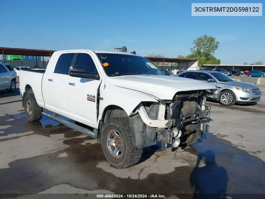 2013 Ram 2500 Slt VIN: 3C6TR5MT2DG598122 Lot: 40658024