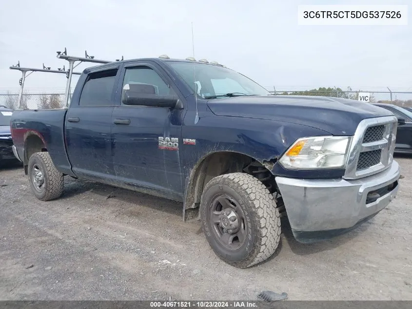 2013 Ram 2500 Tradesman VIN: 3C6TR5CT5DG537526 Lot: 40671521