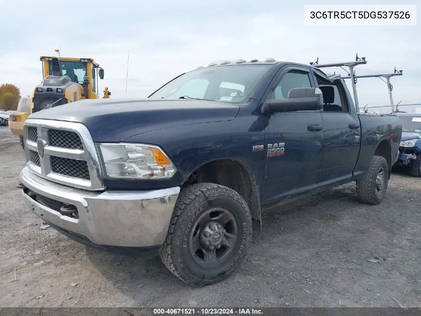 2013 Ram 2500 Tradesman VIN: 3C6TR5CT5DG537526 Lot: 40671521