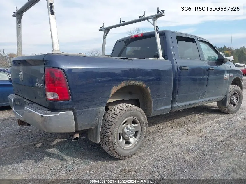 2013 Ram 2500 Tradesman VIN: 3C6TR5CT5DG537526 Lot: 40671521