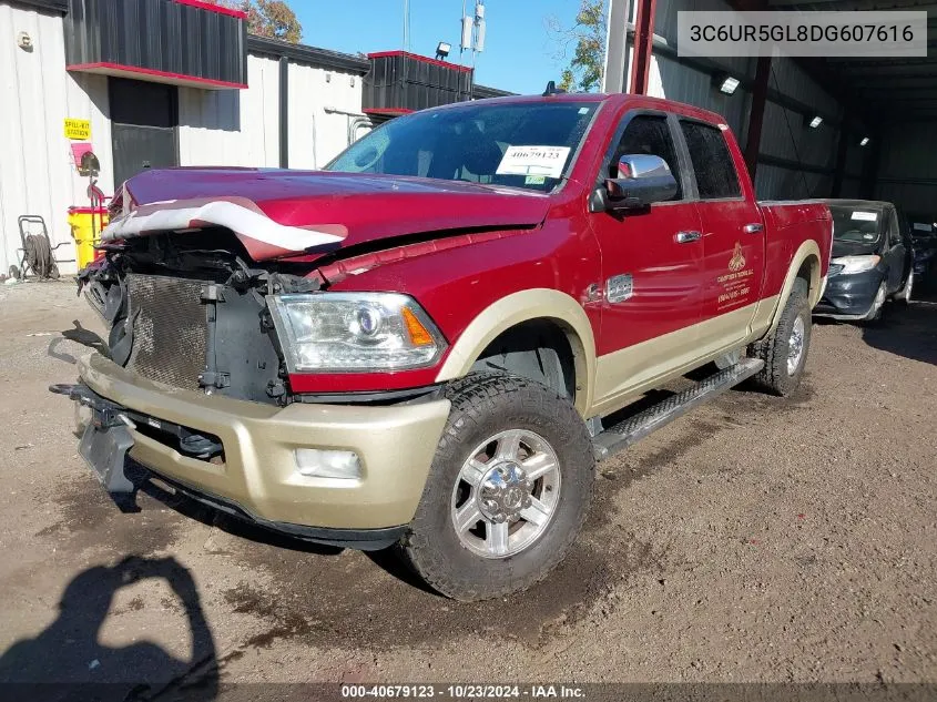 2013 Ram 2500 Laramie Longhorn VIN: 3C6UR5GL8DG607616 Lot: 40679123