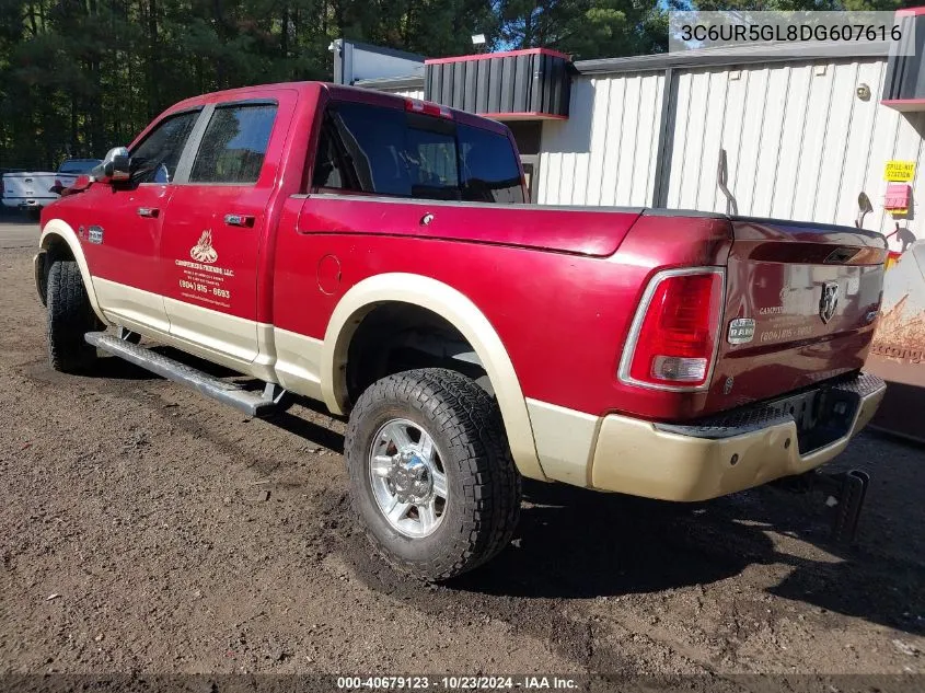 2013 Ram 2500 Laramie Longhorn VIN: 3C6UR5GL8DG607616 Lot: 40679123