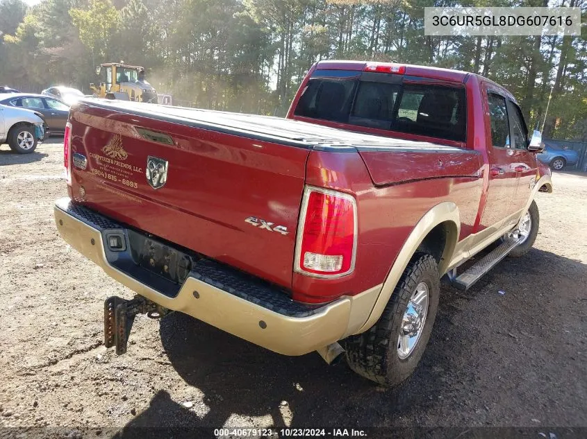 2013 Ram 2500 Laramie Longhorn VIN: 3C6UR5GL8DG607616 Lot: 40679123