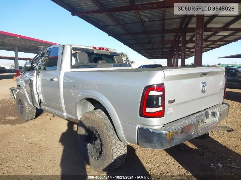 2013 Ram 2500 Laramie VIN: 3C6UR5FL0DG548028 Lot: 40684314