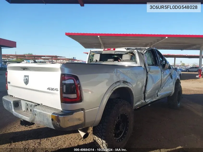 2013 Ram 2500 Laramie VIN: 3C6UR5FL0DG548028 Lot: 40684314