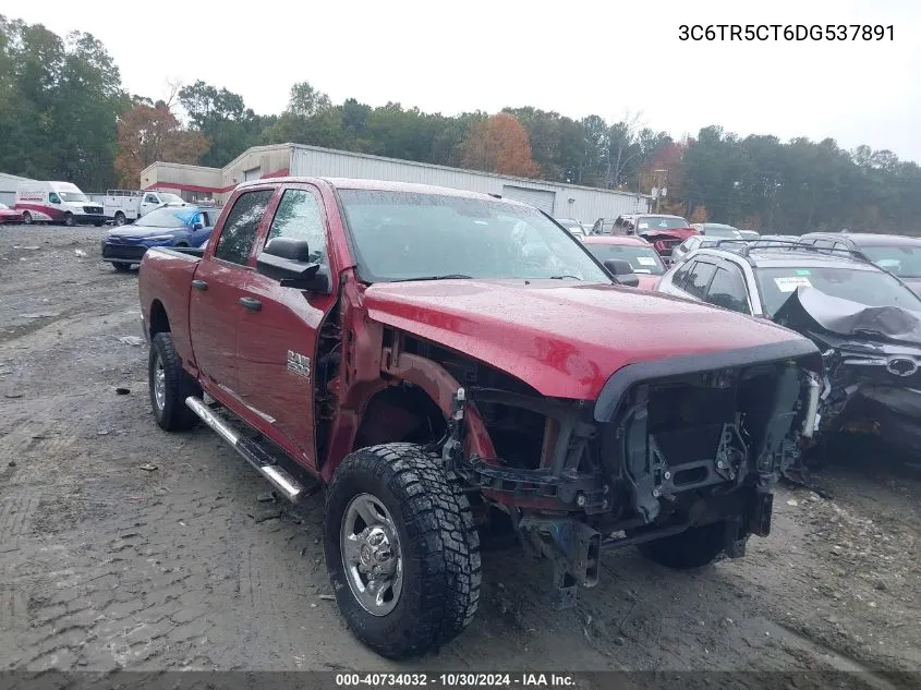 2013 Ram 2500 Tradesman VIN: 3C6TR5CT6DG537891 Lot: 40734032