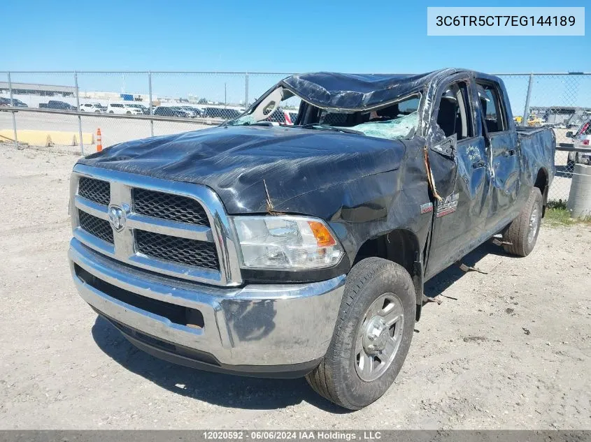 2014 Ram 2500 St VIN: 3C6TR5CT7EG144189 Lot: 12020592