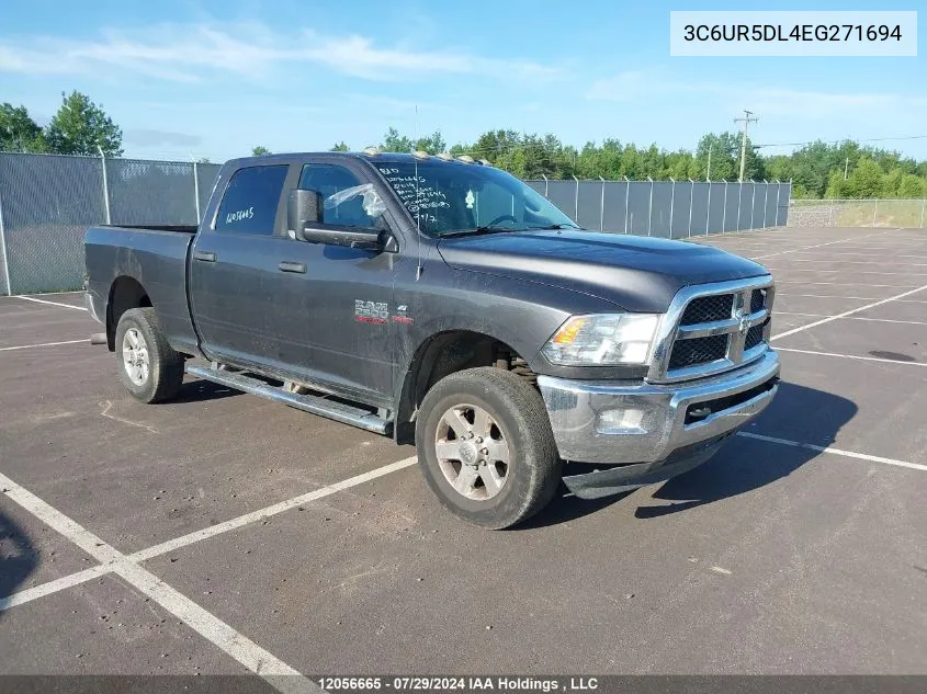 2014 Ram 2500 Slt VIN: 3C6UR5DL4EG271694 Lot: 12056665