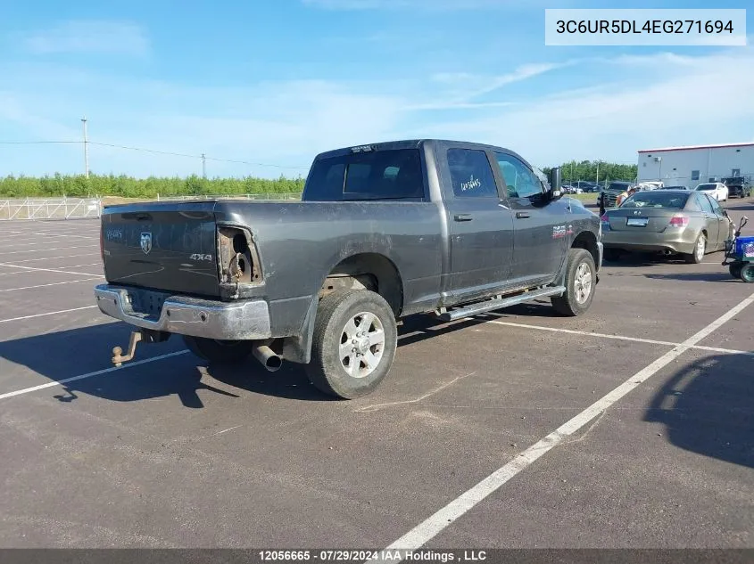 2014 Ram 2500 Slt VIN: 3C6UR5DL4EG271694 Lot: 12056665