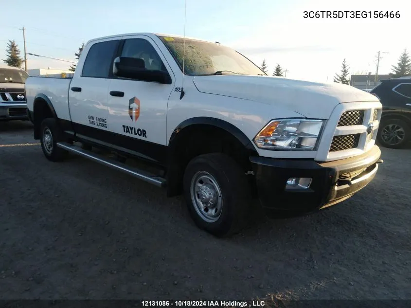 2014 Ram 2500 Slt VIN: 3C6TR5DT3EG156466 Lot: 12131086