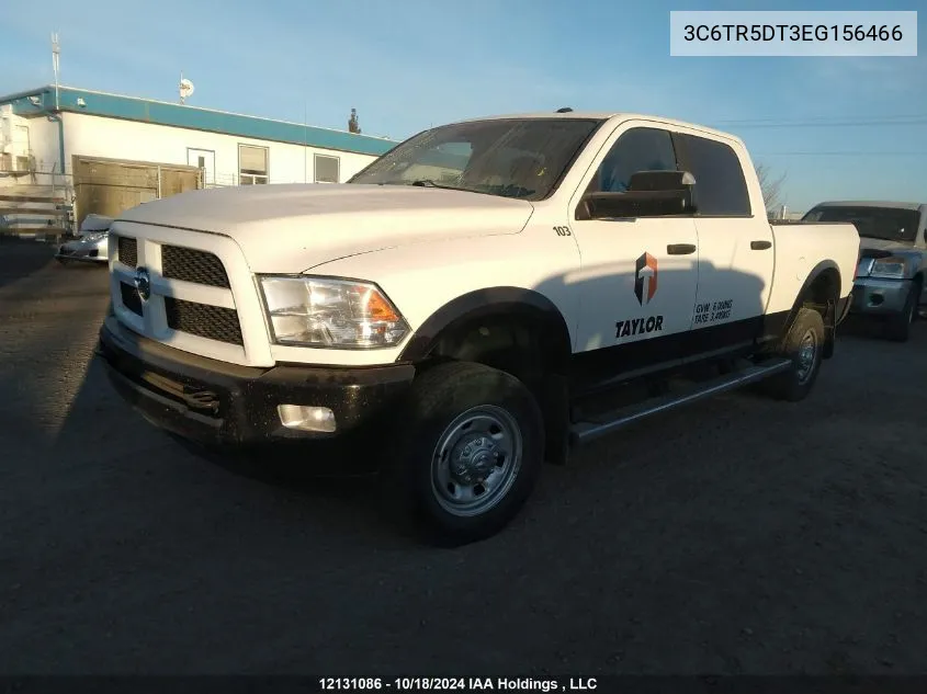 2014 Ram 2500 Slt VIN: 3C6TR5DT3EG156466 Lot: 12131086