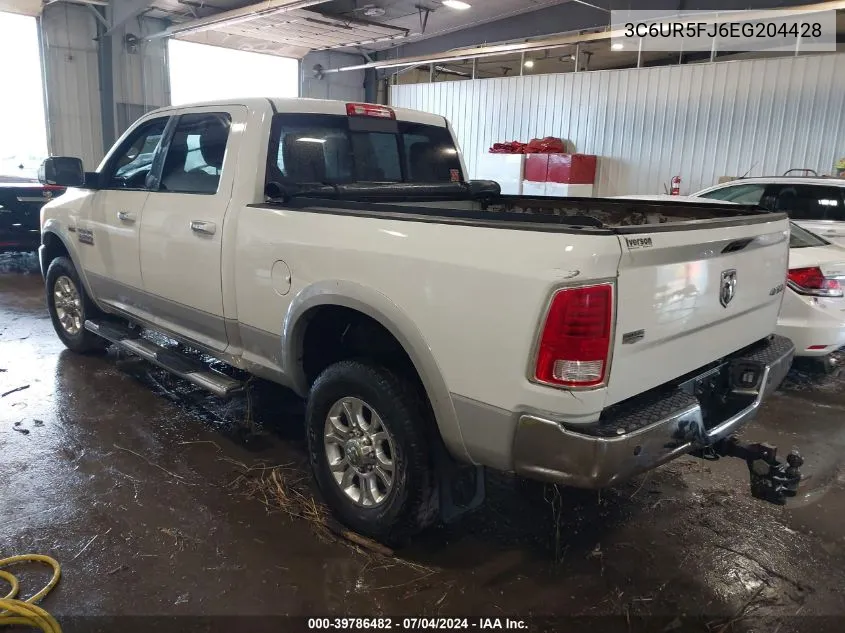 2014 Ram 2500 Laramie VIN: 3C6UR5FJ6EG204428 Lot: 39786482