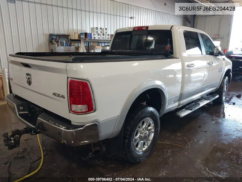 2014 Ram 2500 Laramie VIN: 3C6UR5FJ6EG204428 Lot: 39786482