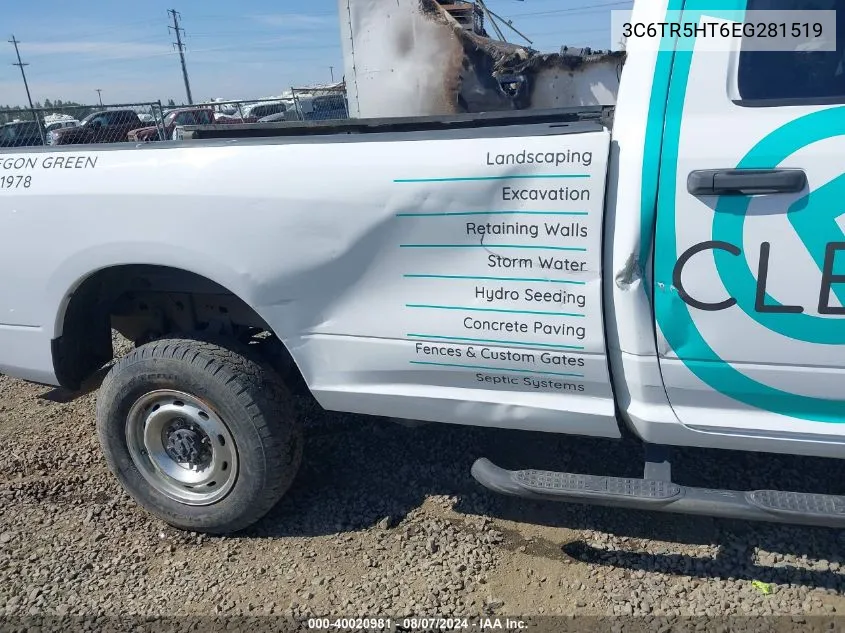 3C6TR5HT6EG281519 2014 Ram 2500 Tradesman