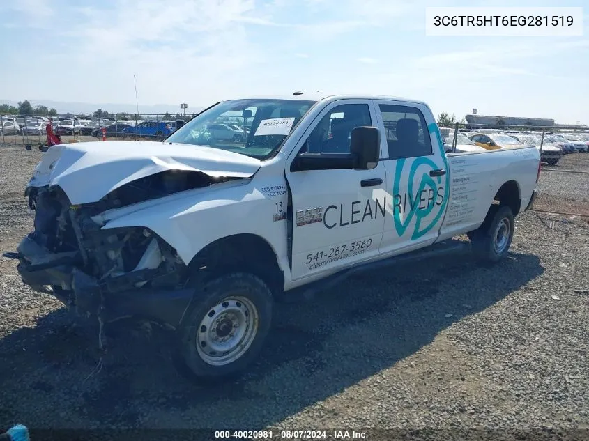 3C6TR5HT6EG281519 2014 Ram 2500 Tradesman